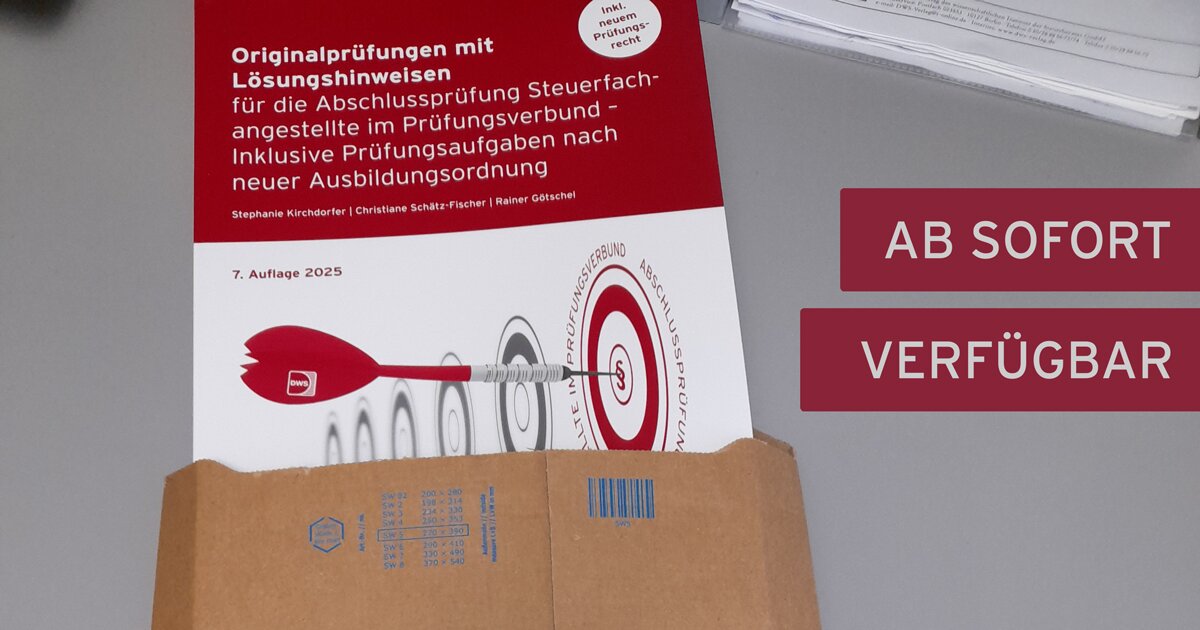 Originalprfungen mit Lsungshinweisen fr Steuerfachangestellte
