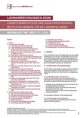Cover der Leseprobe "Lohnabrechnungen 2023" von DWS-Medien.