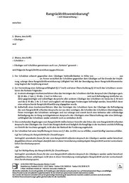 Cover der Leseprobe "Rangrücktrittsvereinbarungen" von DWS-Medien.