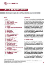 Cover der Leseprobe "Unternehmensverkauf" von DWS-Medien.