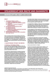 Cover der Leseprobe "Steuerrecht der Ärzte und Zahnärzte" von DWS-Medien.