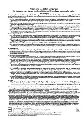 Allgemeine Geschäftsbedingungen (Vordrucke)